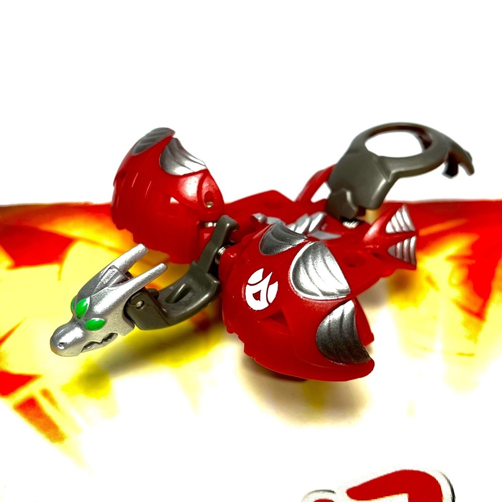 Bakugan Mechtanium Surge Pyrus Kodokor 930G Nonet BakuSky Raider Red Vintage